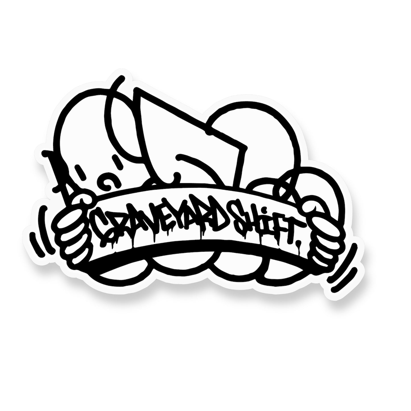 ISHUE Graveyard Shift Sticker pack