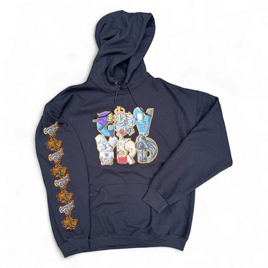 Twofu X Graveyard Shift – Black Hoodie (2025 Colorway)