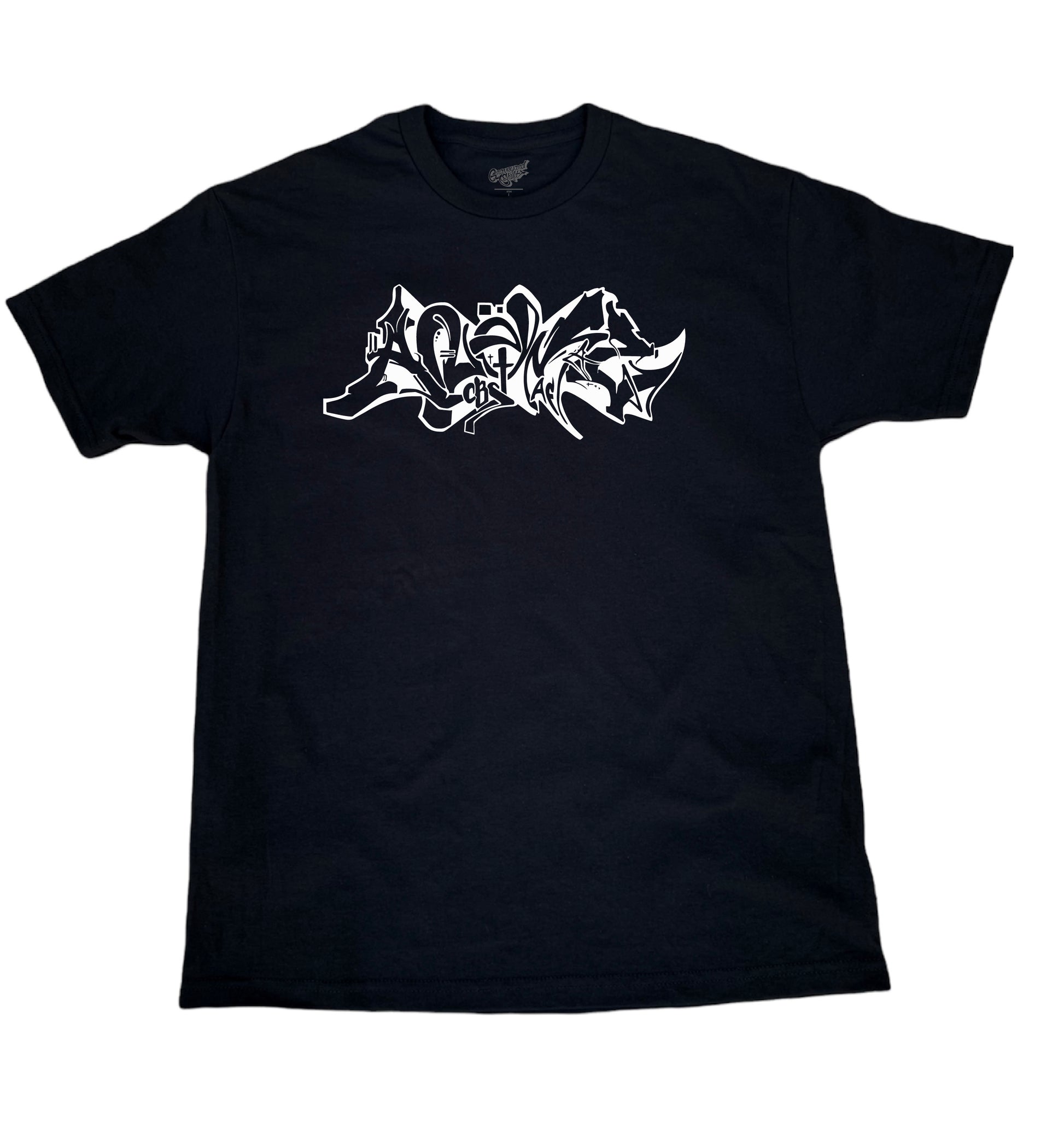  black t-shirt, Anemal Forever t-shirt, screen printed t-shirt, skateboarding t-shirt, graffiti artist t-shirt, San Francisco Bay Area t-shirt, hand screen printed tee, urban art clothing, bold graffiti-style t-shirt, durable skateboarding tee